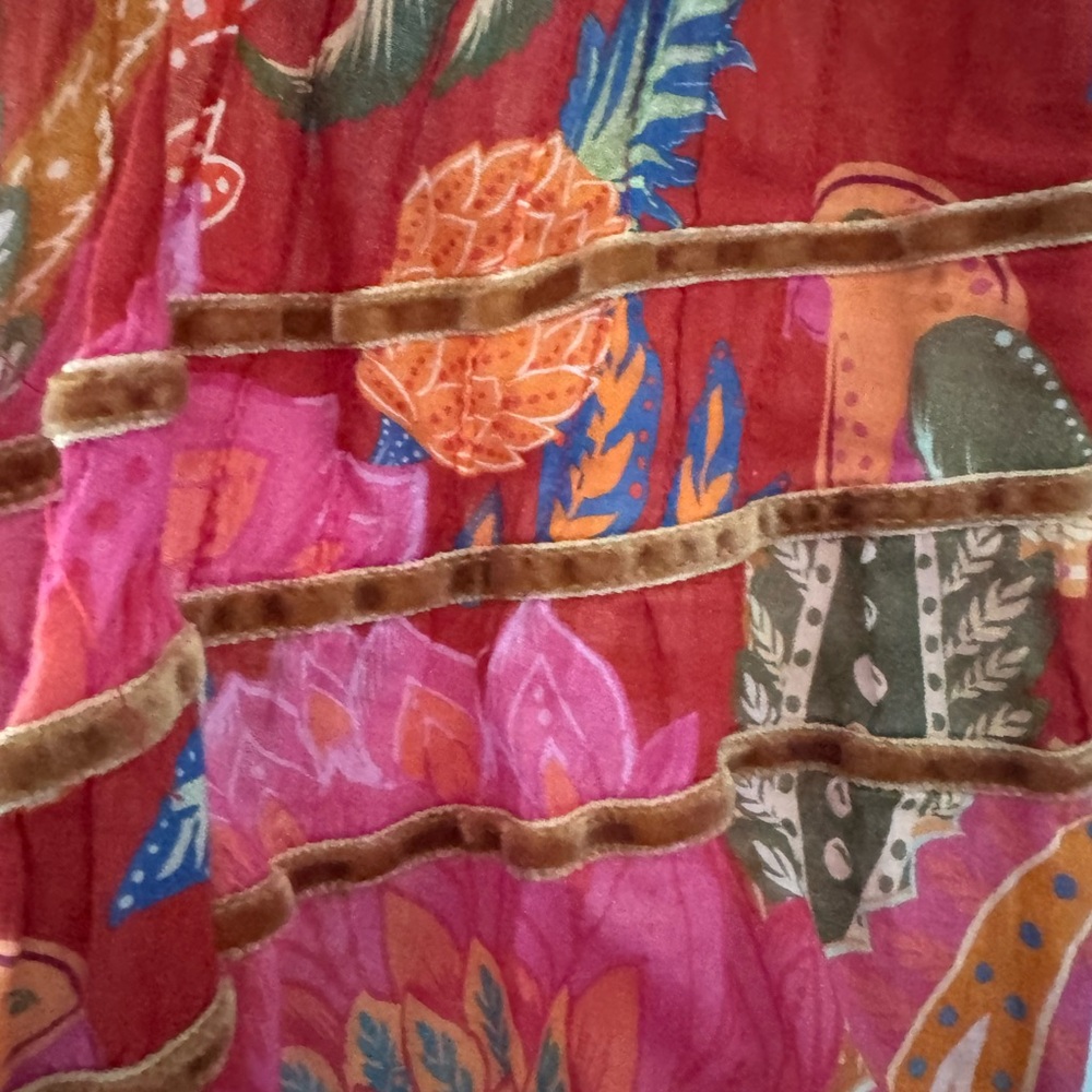Farm Rio Mystic Bush Buttoned Blouse - Picture 6 of 11